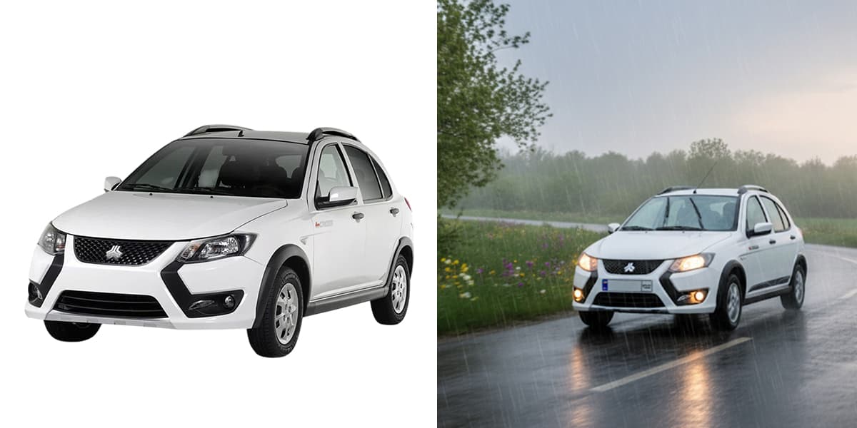 جای گذاری عکس خام با دستور متنی در شرایط مختلف