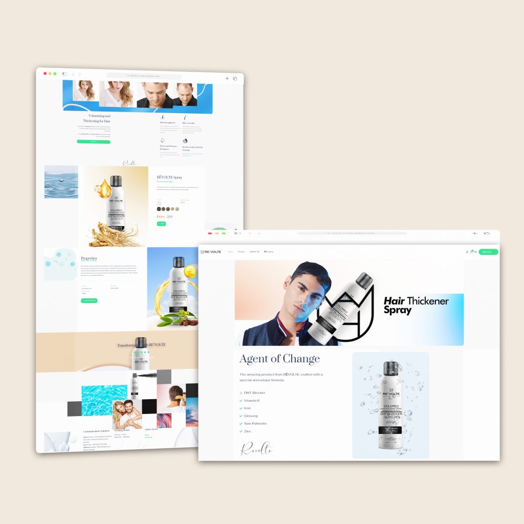 وبسایت شرکت revolte