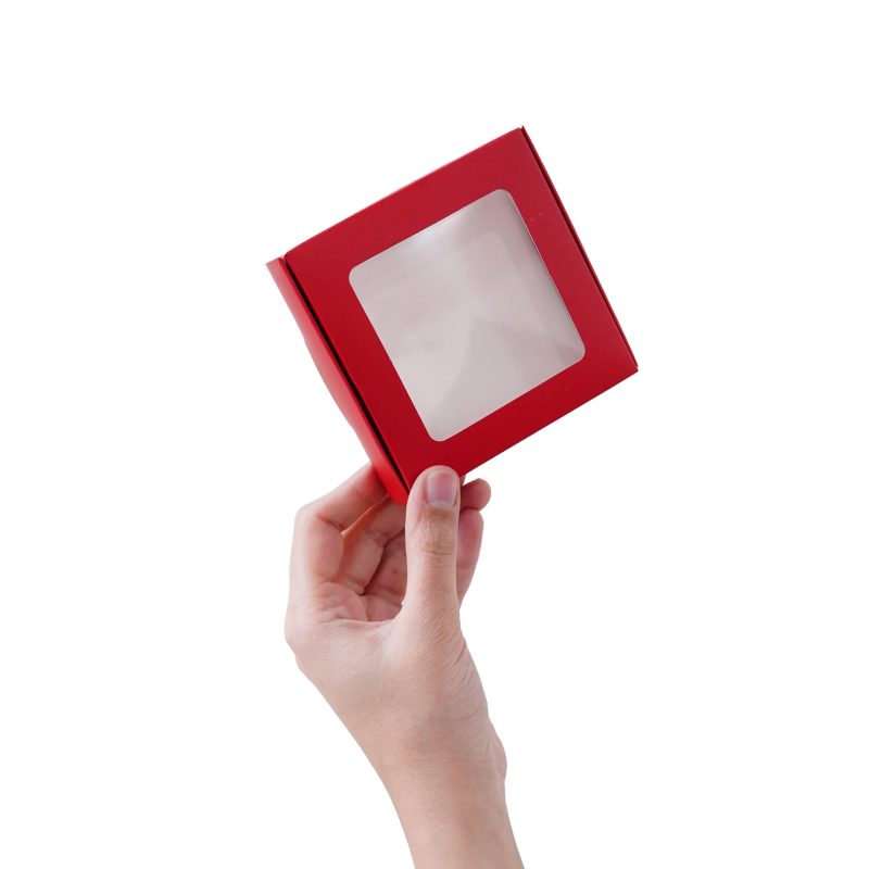 جعبه کیبوردی هدیه پنجره دار کوچک